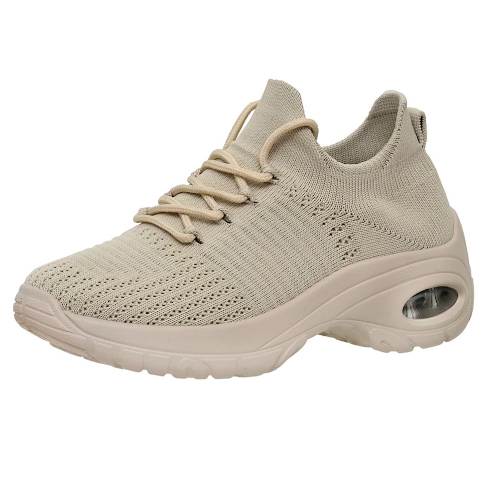 🆕 Taupe Knit Trainer sneakers